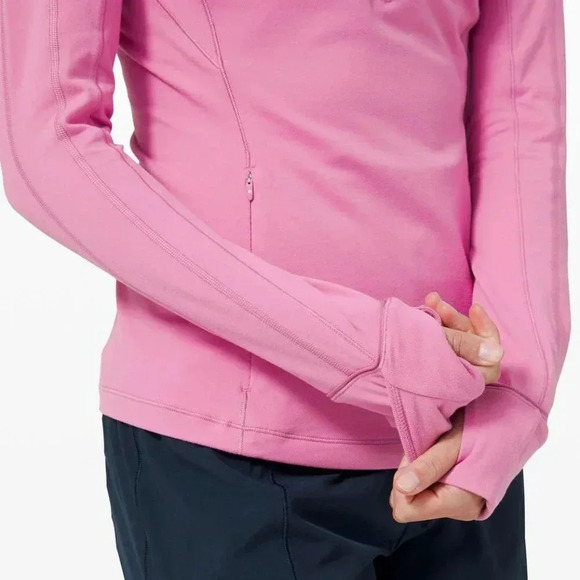Lululemon Run Briskly 1/2 Zip Athletic Activewear Magenta Glow Jacket - Picture 4 of 16